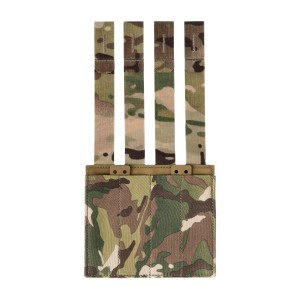 Podwójna elastyczna płaska ładownica GTG Flat M4 Multicam