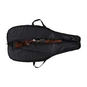 Pokrowiec Forsport na broń LPDK 17 1,25m, kolor czarny/ kamuflaż wojskowy, haft tarcza bezowa duża, biza czarna