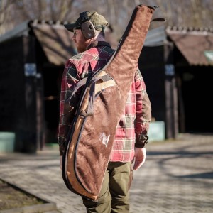 Pokrowiec na broń długą Forsport L2ZPLUS 01 125 cm zamsz brązowy
