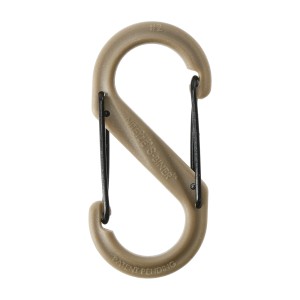 Polimerowy karabinek Nite Ize S-Biner 2 Black Gate coyote