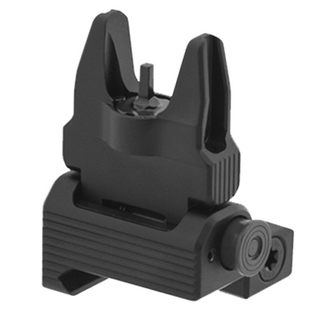 Przeziernik muszka składana Leapers UTG Accu-Sync Spring-loaded AR15 przednia, czarna
