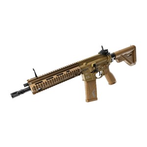 Replika karabinek ASG HK HecklerKoch HK416 A5 6 mm brązowa, full auto, elektryczna