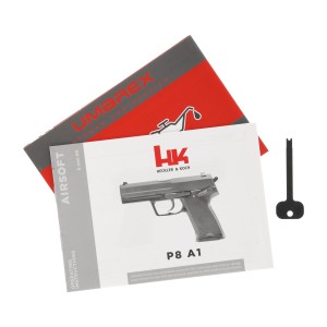 Replika pistolet ASG HecklerKoch P8 A1 6 mm green gas