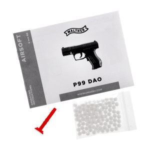 Replika pistolet ASG Walther P99 DAO 6 mm elektryczna