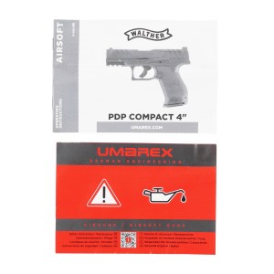 Replika pistolet ASG Walther PDP Compact 4" 6 mm BB CO2 2 J