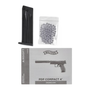 Replika pistolet Walther PDP Compact 4" 6 mm BB sprężynowa