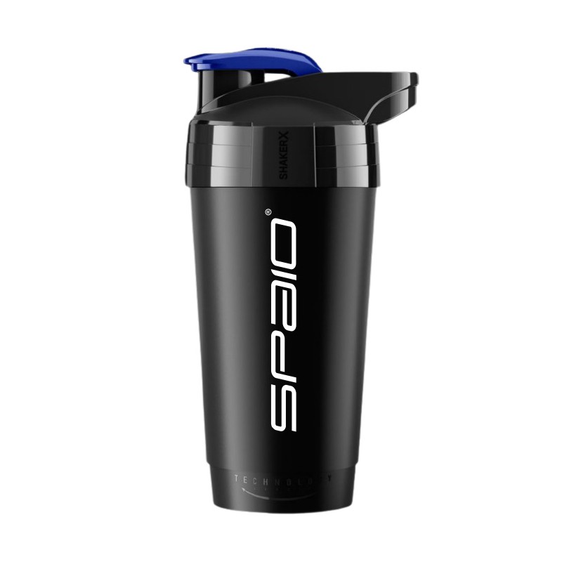 Shaker Spaio 01 700 ml czarno/niebieski