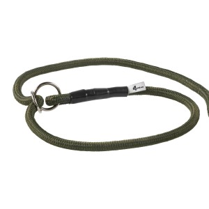 Smycz z obrożą 4wild bezszelestna 275 cm khaki
