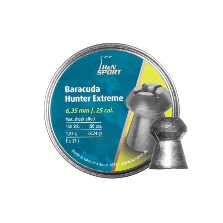 Śrut diabolo HN Baracuda Hunter Extreme 6,35 mm 150 szt.