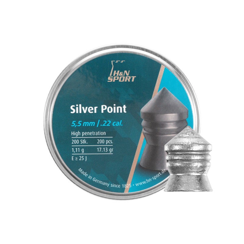 Śrut diabolo HN Silver Point 5,5 mm 200 szt.