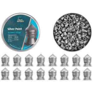 Śrut diabolo HN Silver Point 5,5 mm 200 szt.