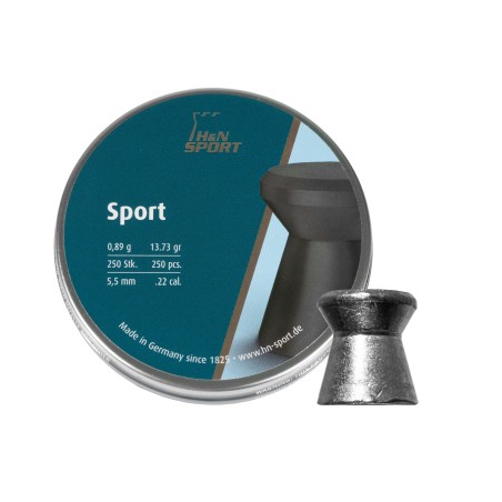 Śrut diabolo HN Sport Glatt 5,5 mm 250 szt.