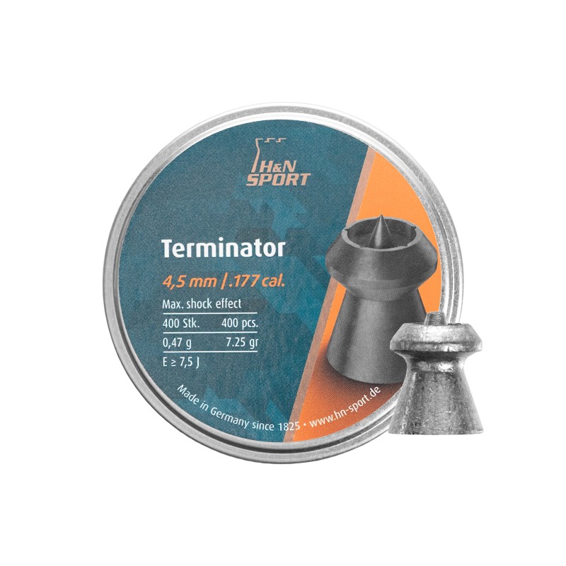 Śrut diabolo HN Terminator 4,5 mm 400 szt.