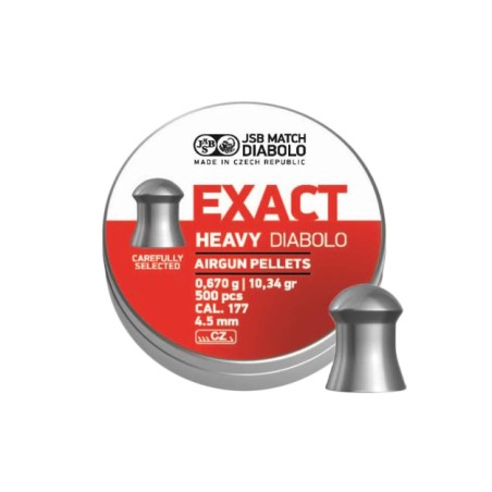 Śrut diabolo JSB Exact Heavy 4,52 mm 500 szt.