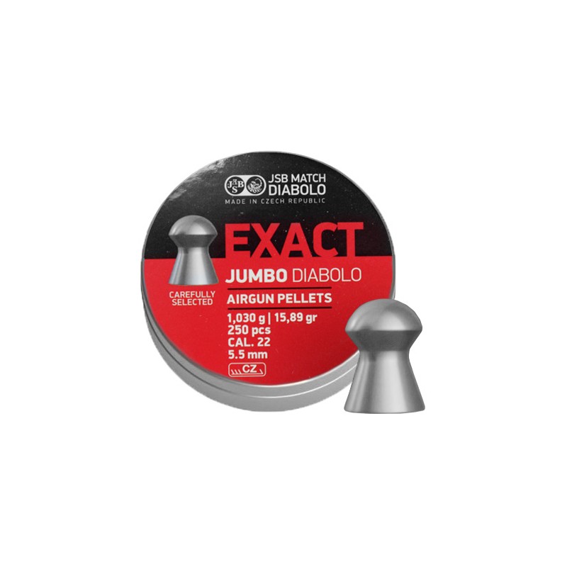 Śrut diabolo JSB Exact Jumbo 5,52 mm 250 szt.
