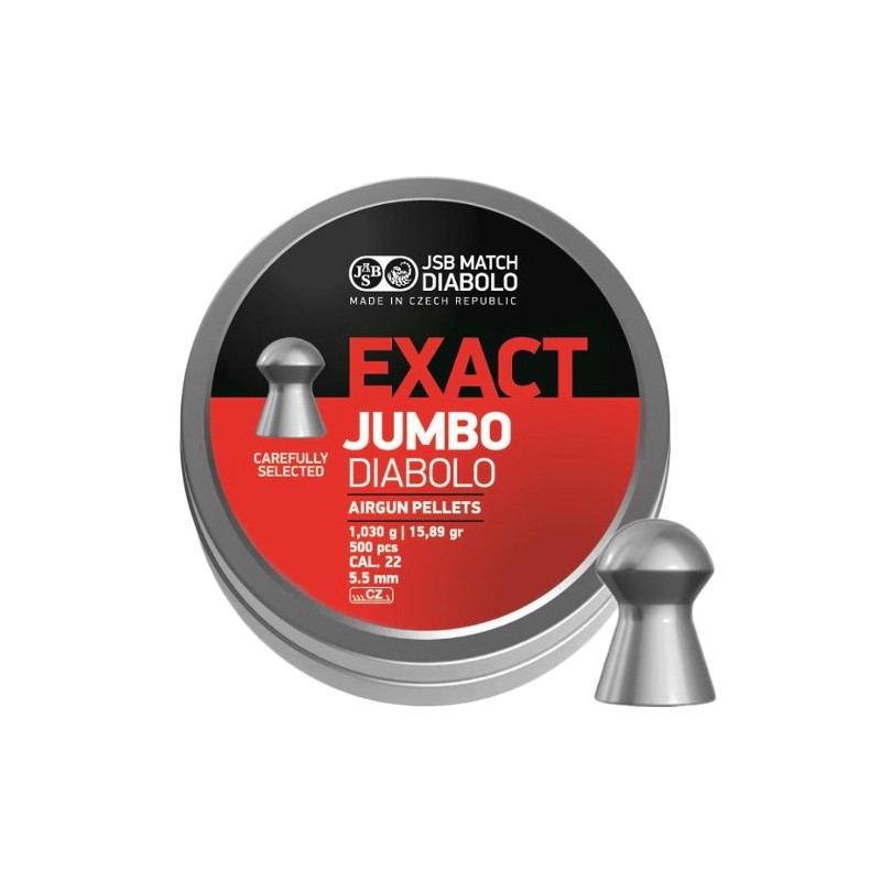 Śrut diabolo JSB Exact Jumbo 5,52 mm 500 szt.