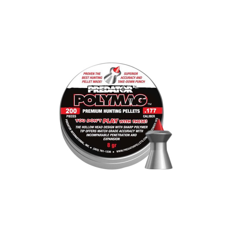 Śrut diabolo JSB Polymag Predator 4,50 mm 200 szt.