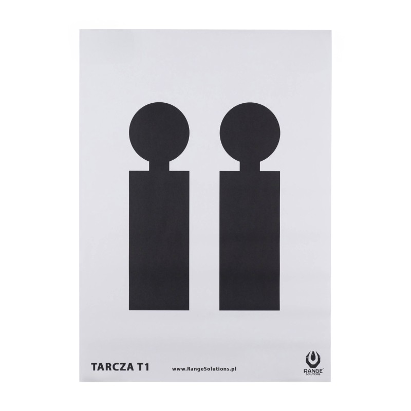 Tarcze strzeleckie Range Solutions T1 50szt