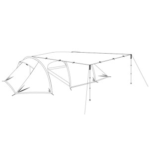 Tarp turystyczny Robens 4 x 4 m