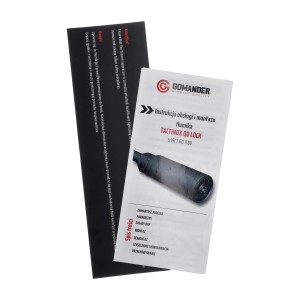Tłumik do broni Gomander Tactinox QD-LOCK 9L PCC M26x1,5 czarny