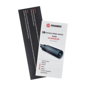 Tłumik do broni Gomander Tactinox QD-LOCK 9L PCC M26x1,5 piaskowy