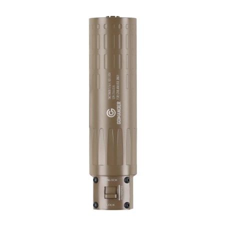 Tłumik do broni Gomander Tactinox QD-LOCK L 5,56 M26x1,5 piaskowy