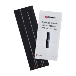 Tłumik do broni myśliwskiej Gomander Hunter 6.5 DT gen2 52-M14x1 czarny