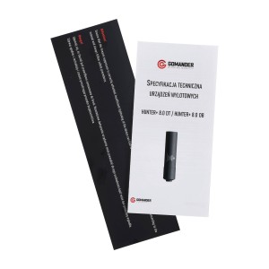 Tłumik do broni myśliwskiej Gomander Hunter 8 DT gen2 M14X1 czarny