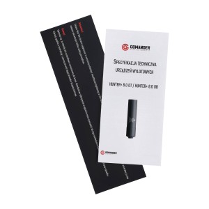 Tłumik do broni myśliwskiej Gomander Hunter 8 DT gen2 M15X1 czarny