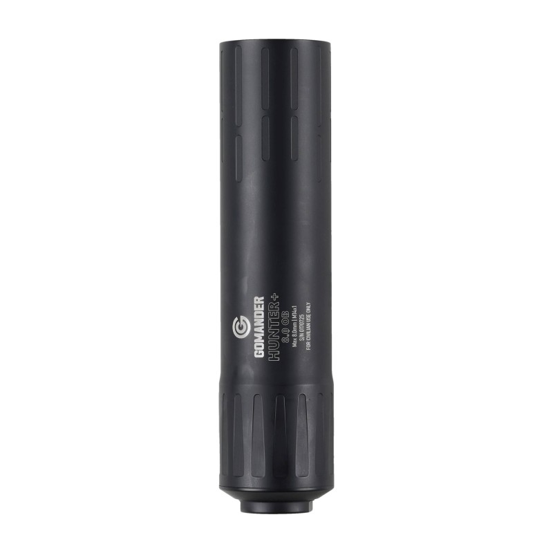 Tłumik do broni myśliwskiej Gomander Hunter 8.0 OB gen2 52-M14x1 fi x 25,5 czarny