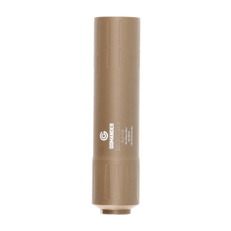 Tłumik do broni myśliwskiej Gomander Hunter 8.0 OB gen2 52-M14x1 fi x 25,5 piaskowy