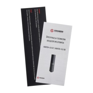 Tłumik do broni myśliwskiej Gomander Hunter 8.0 OB gen2 52-M14x1 fi x 25,5 piaskowy