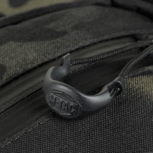Torebka M-Tac Cross Bag Slim Elite Hex, kamuflaż czarny/czarny