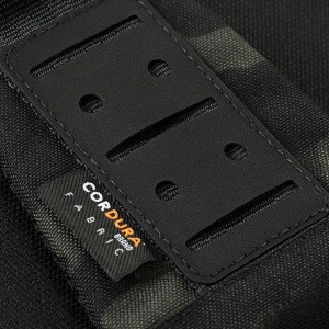 Torebka M-Tac Cross Bag Slim Elite Hex, kamuflaż czarny/czarny
