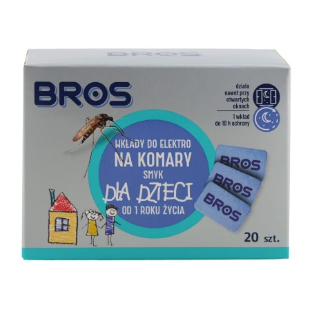 Wkłady Bros do urządzenia elektro 20 szt dla dzieci kompatybilne z odstraszaczami Nitecore