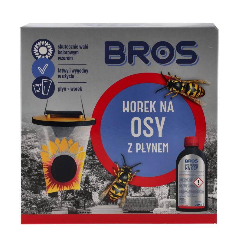Worek Bros na osy z płynem