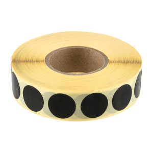 Zaklejki do tarcz Range Solutions czarne 20mm, 2000szt.