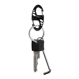 Zestaw karabińczyków Mil-Tec S-Hook czarne 10 szt.