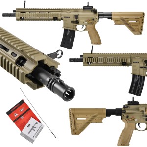 Replika karabinek ASG HK HecklerKoch HK416 A5 Sportsline 6 mm full-auto piaskowy