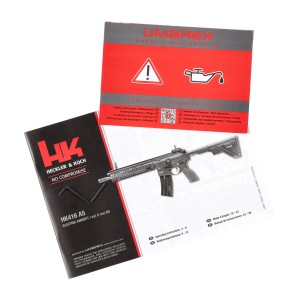 Replika karabinek ASG HecklerKoch HK416 A5 RAL8000 6 mm elektryczna