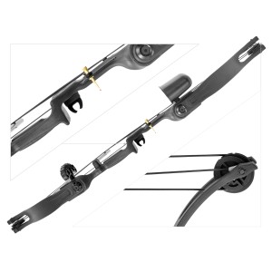 Łuk bloczkowy dla dzieci i młodzieży Poe Lang Druid 20 lb 33" czarny