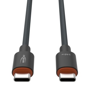 Kabel Ansmann USB-C/C, 140W, 60 cm, antracyt