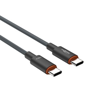 Kabel Ansmann USB-C/C, 140W, 60 cm, antracyt