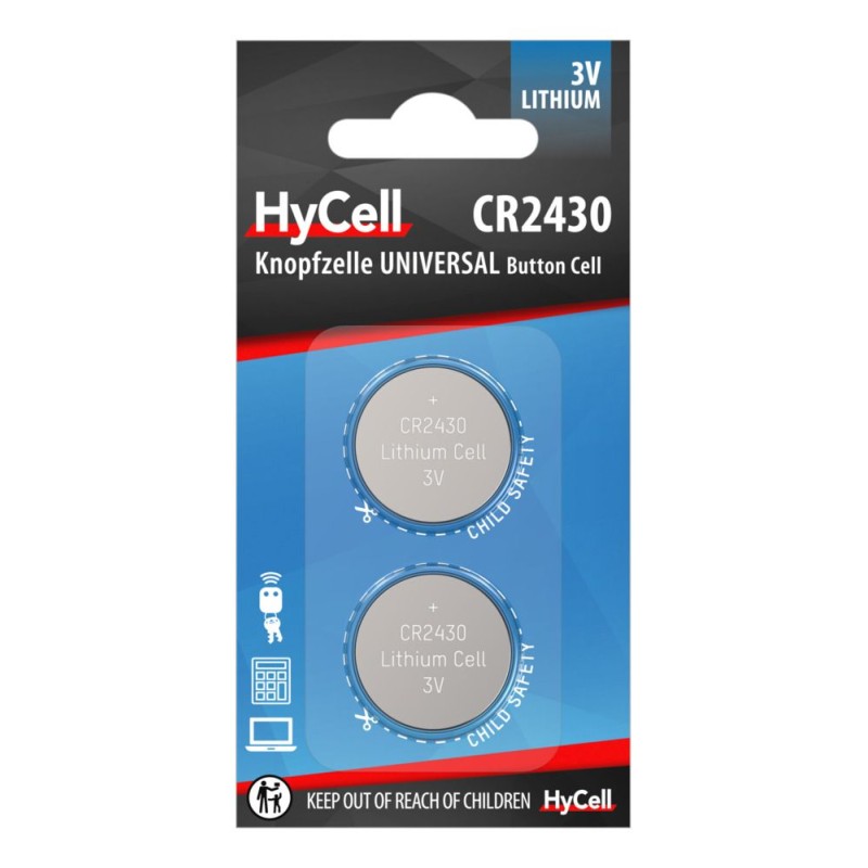 Baterie litowe HyCell CR2430, 3V, 2 szt