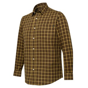 Koszula męska Beretta Bryggen Shirt Brown Yellow Check