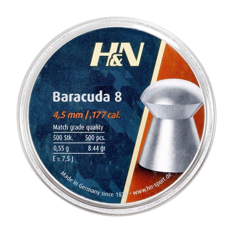 Śrut diabolo HN Baracuda 8 4,51 mm 500 szt.