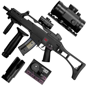 Replika karabinek ASG HecklerKoch G36C metalowa lufa 6 mm