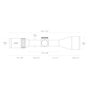 Luneta celownicza Hawke Endurance 30 WA 3-12x56 LR Dot 8x