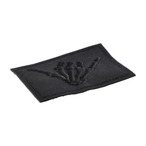 Naszywka GTG Skeleton Shaka Black