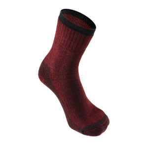 Skarpety Comodo Merino wool Trekker bordowe